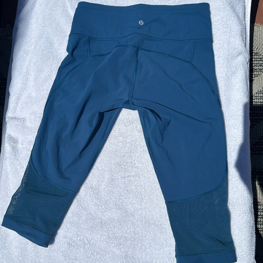 Lululemon Crop Leggings Blue